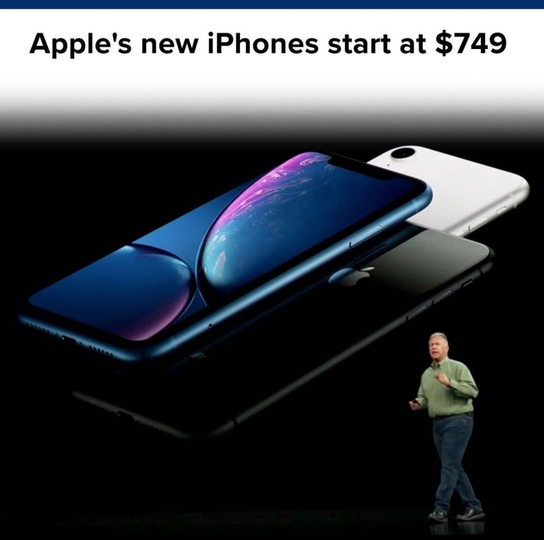 Apple's New iPhone Starts At $749! Apple's New iPhone Starts At $749!
